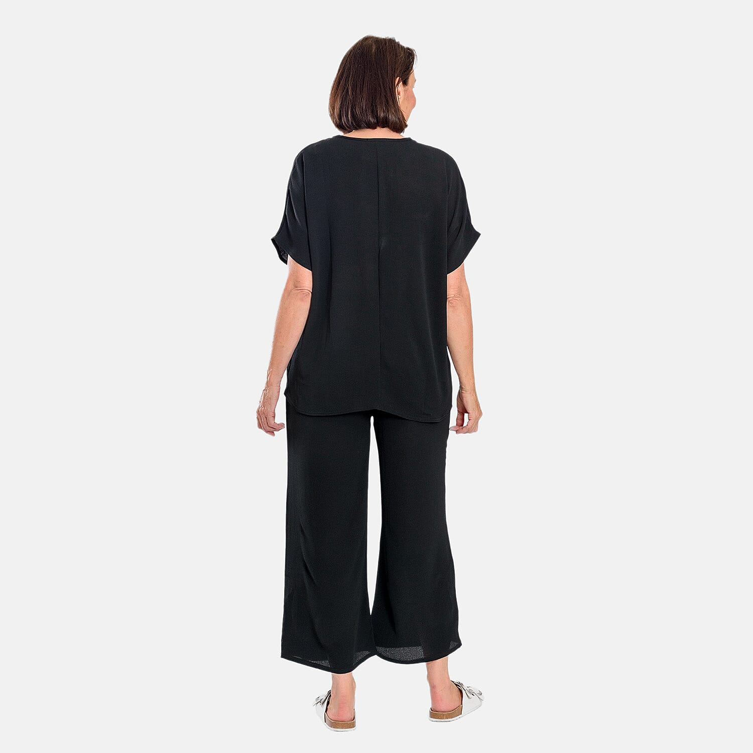 Firenzaa crepe trouser and top