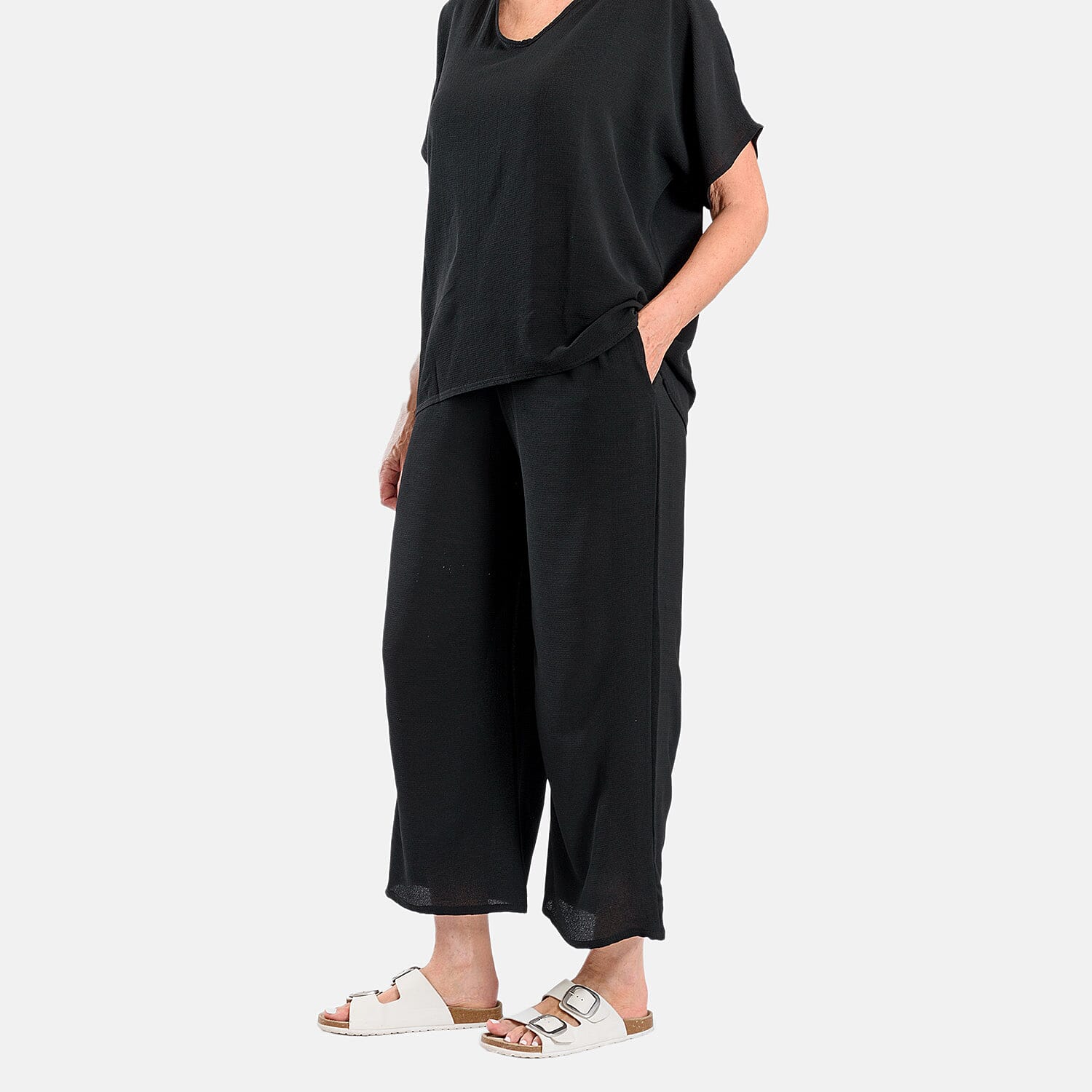 Firenzaa crepe trouser and top