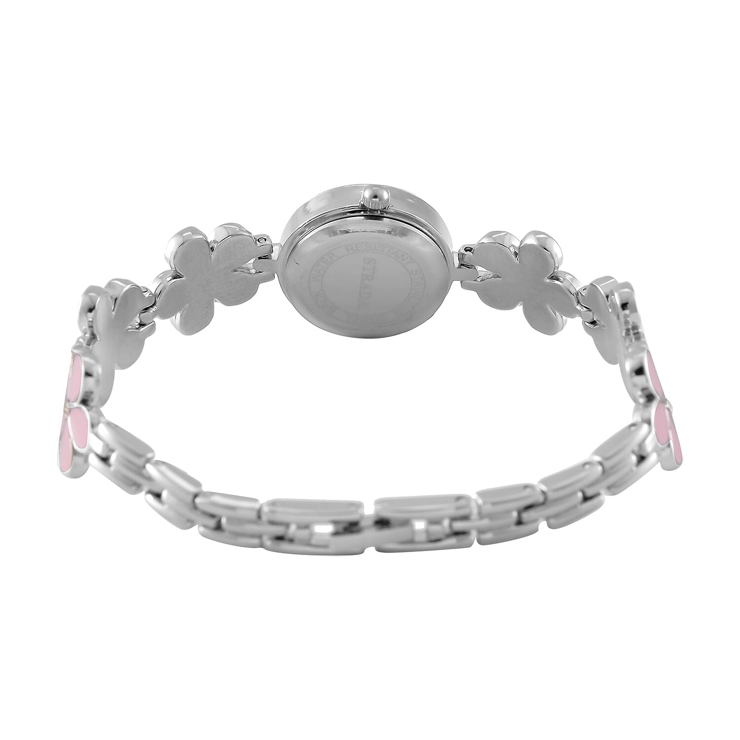 Strada Enamel-Detail Watch with Japanese Movement - Water Resistant (Pink)