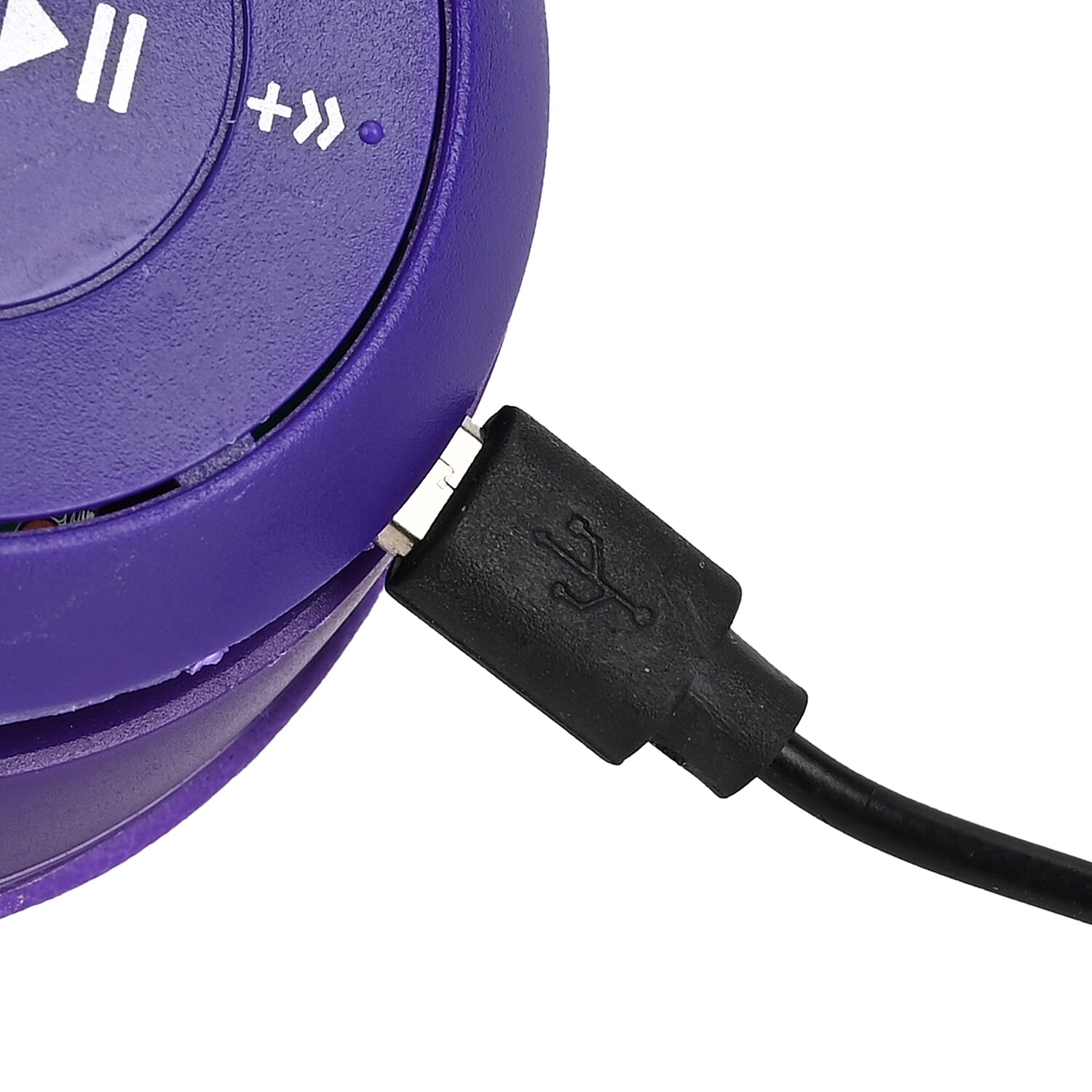 Bluetooth Wireless Cat Ears Headphone with Light - Purple  3hr Charge