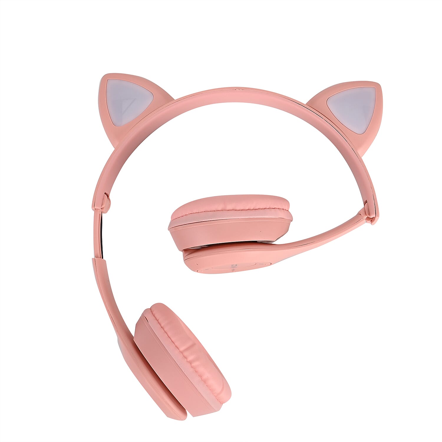 Bluetooth Wireless Cat Ears Headphone with Light - Pink -  3hr Charge
