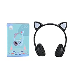 Wireless Cat Ears Headphones with Light