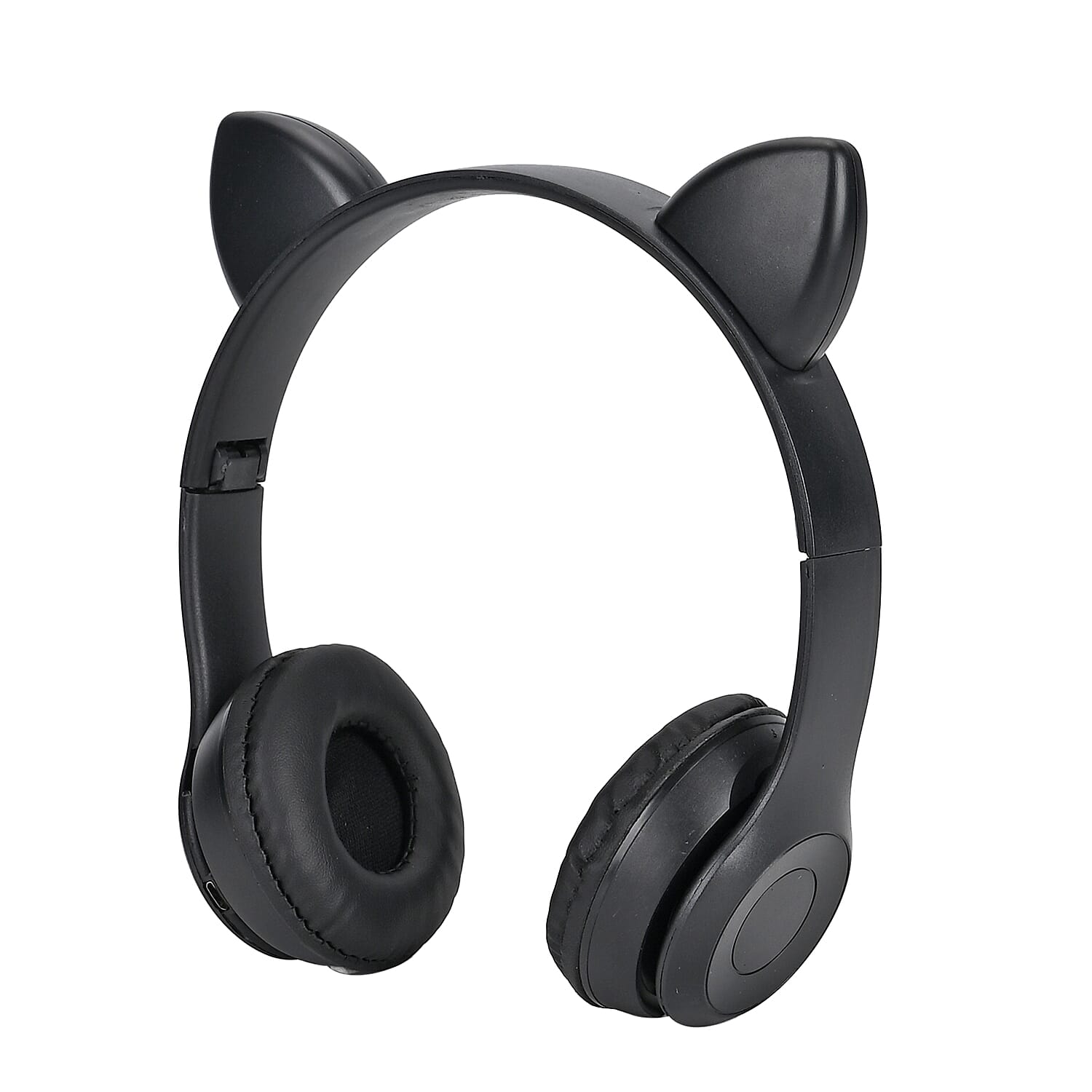Bluetooth Wireless Cat Ears Headphone with Light - Black-  3hr Charge