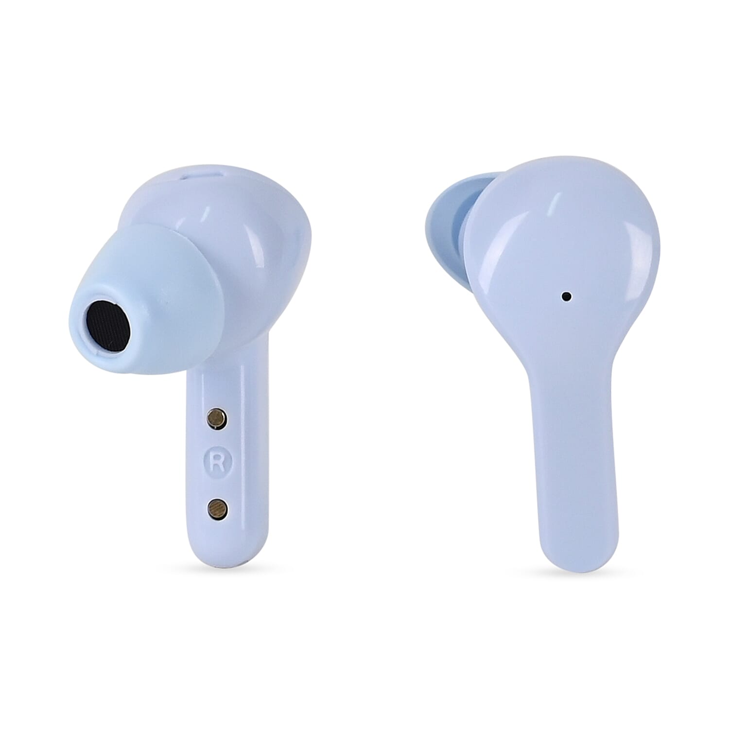 Wireless Bluetooth In-Ear Headphones With Digital LED Battery Display- - Purple