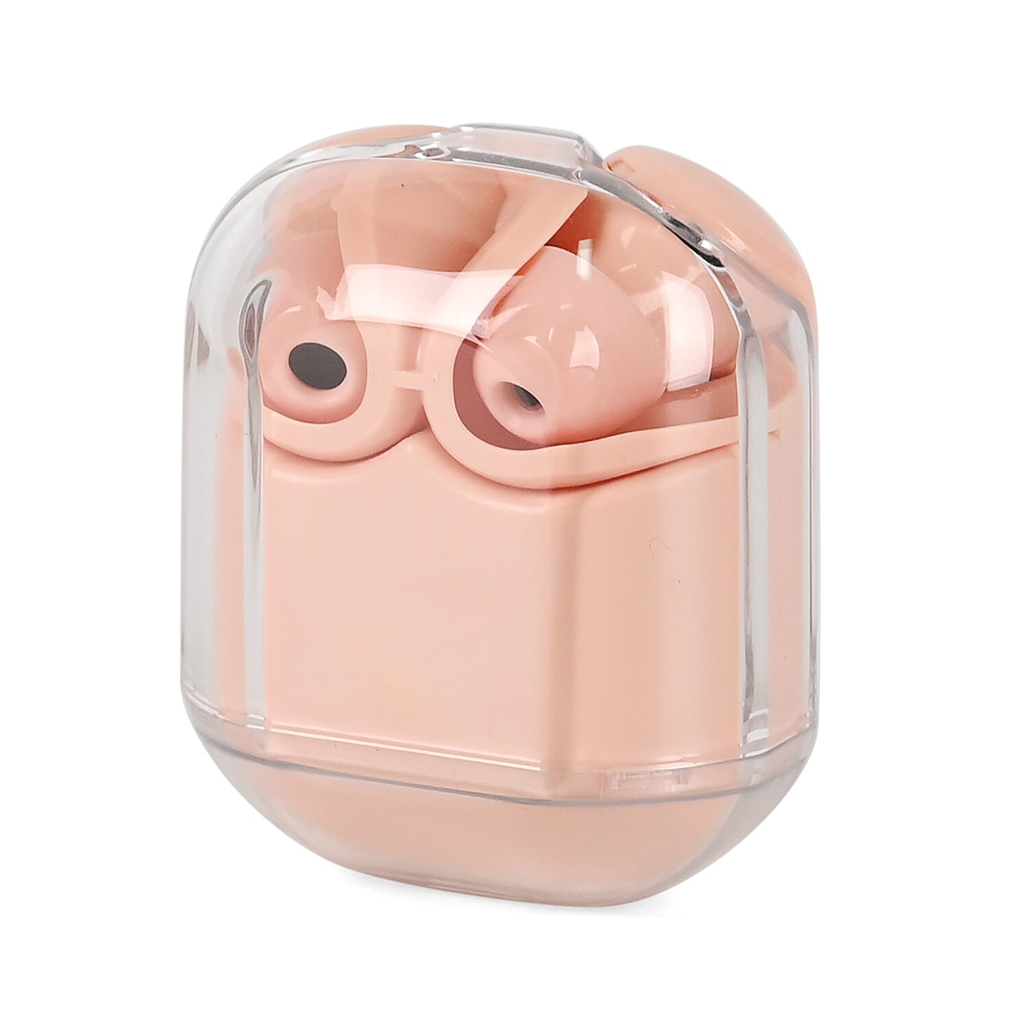 Wireless Bluetooth In-Ear Headphones With Digital LED Battery Display- - Pink