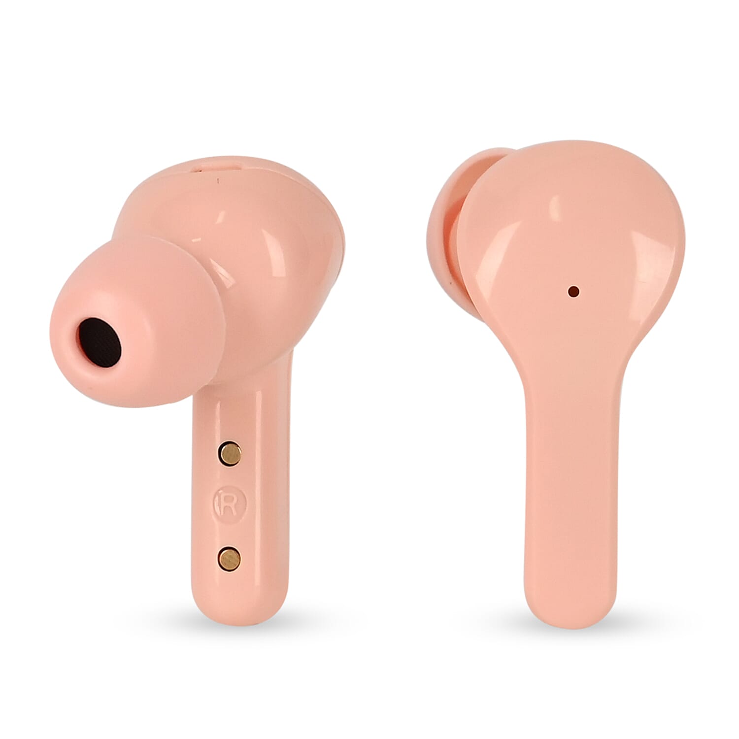 Wireless Bluetooth In-Ear Headphones With Digital LED Battery Display- - Pink