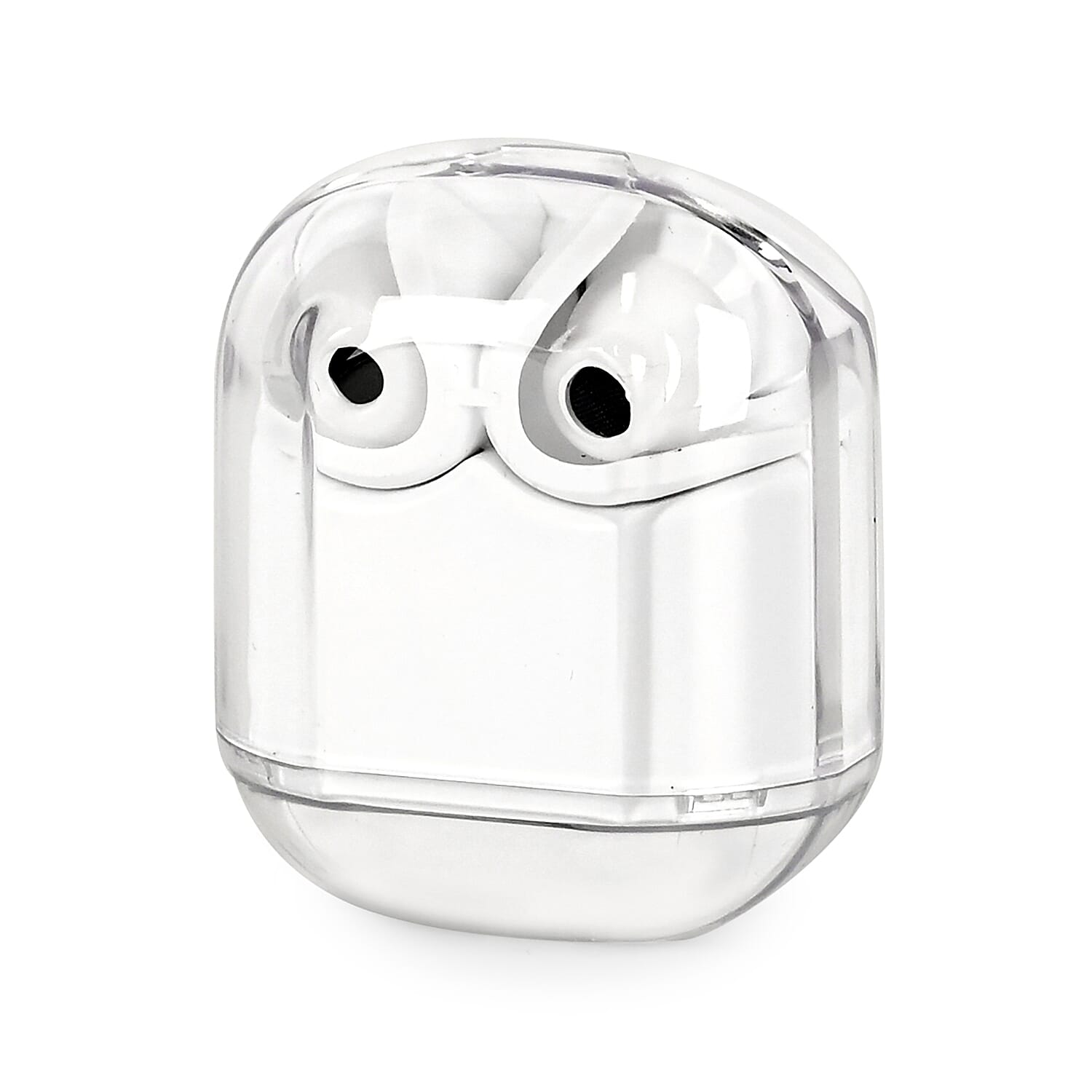 Wireless Bluetooth In-Ear Headphones With Digital LED Battery Display-- White