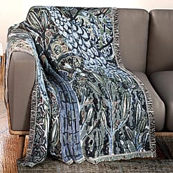 Soft Woven Jacquard Couch Throw + Wall Hanging