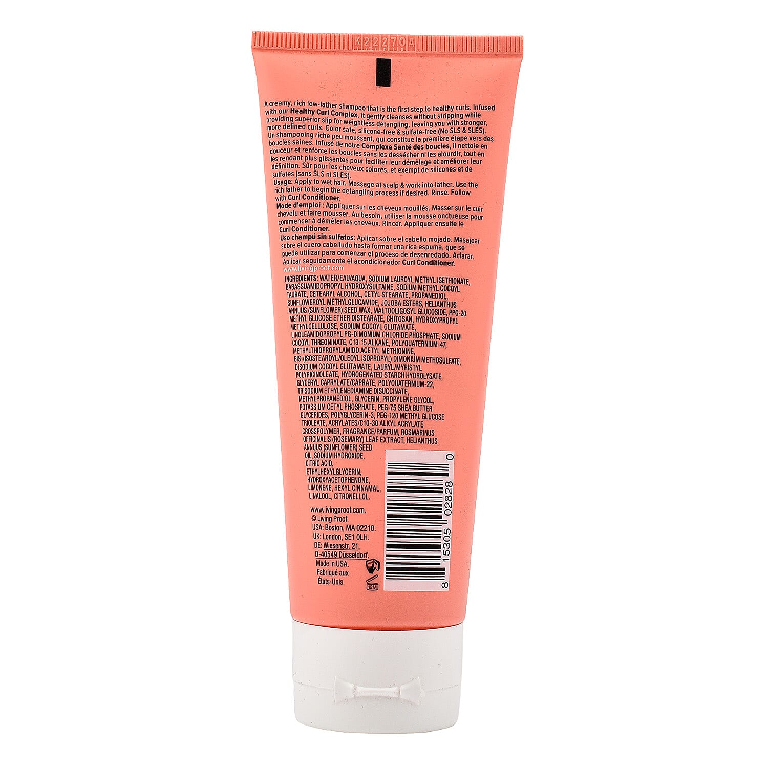 Living Proof Curl Shampoo - For Waves, Curls & Coils - 100ml (Travel Size)