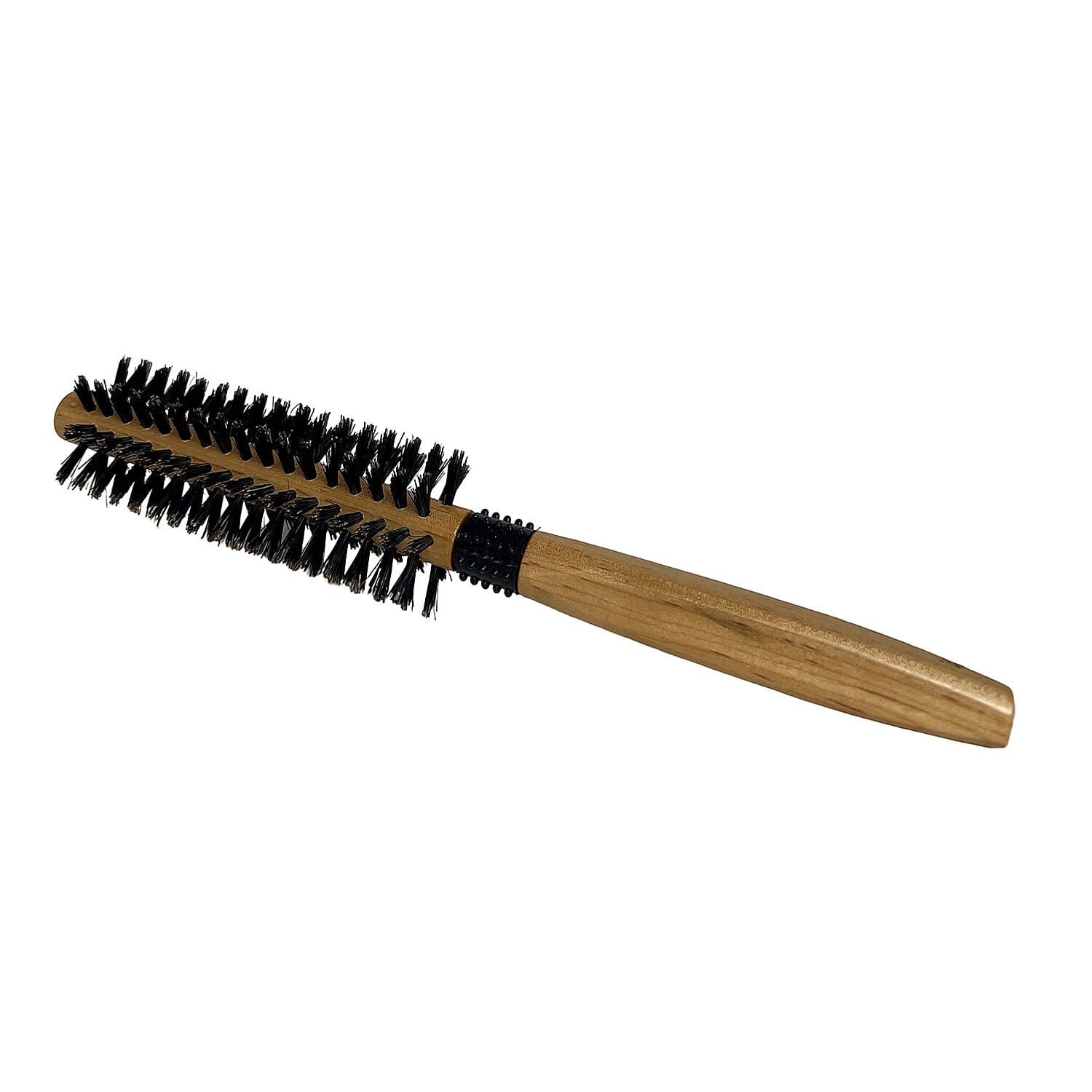 Cetuem Round Bristle Wood Handle Hair Brush (3mm Radius)