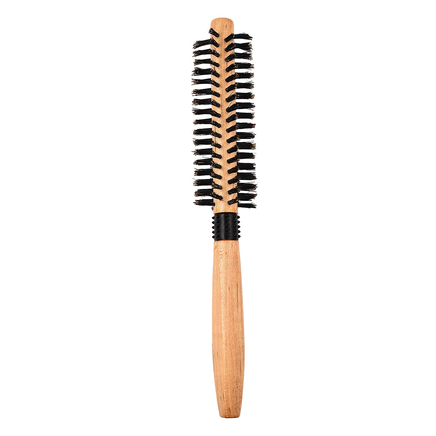 Cetuem Round Bristle Wood Handle Hair Brush (3mm Radius)