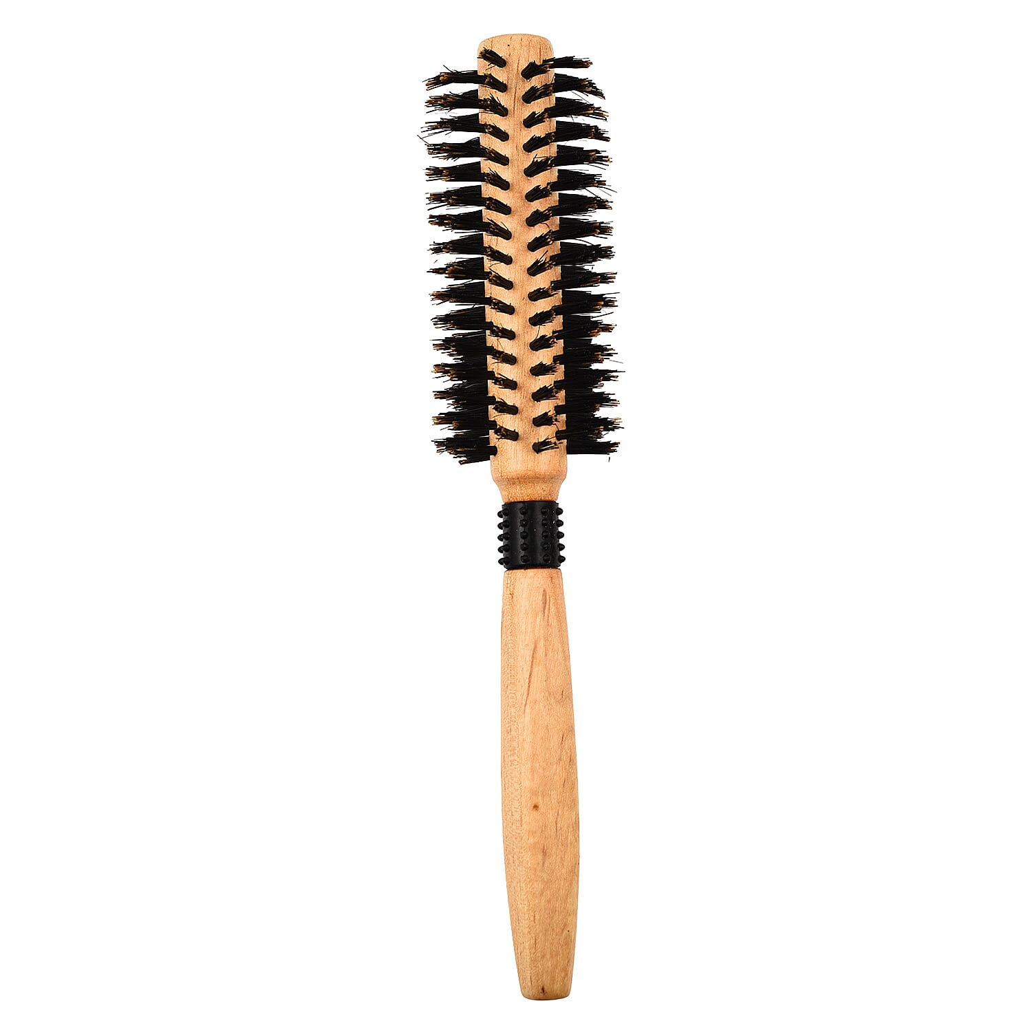 Cetuem Round Bristle Wood Handle Hair Brush (4mm Radius)