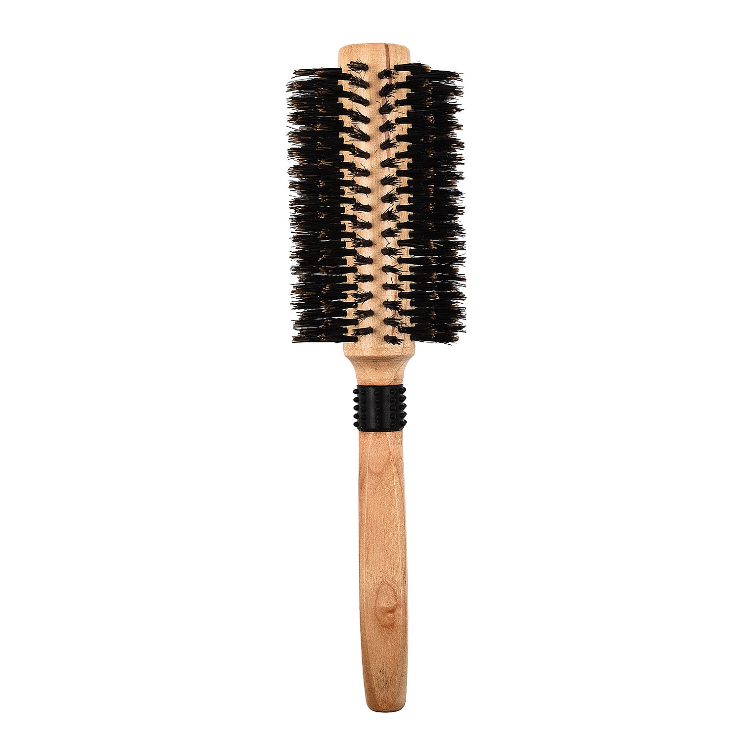 Cetuem Round Bristle Wood Handle Hair Brush (6mm Radius)