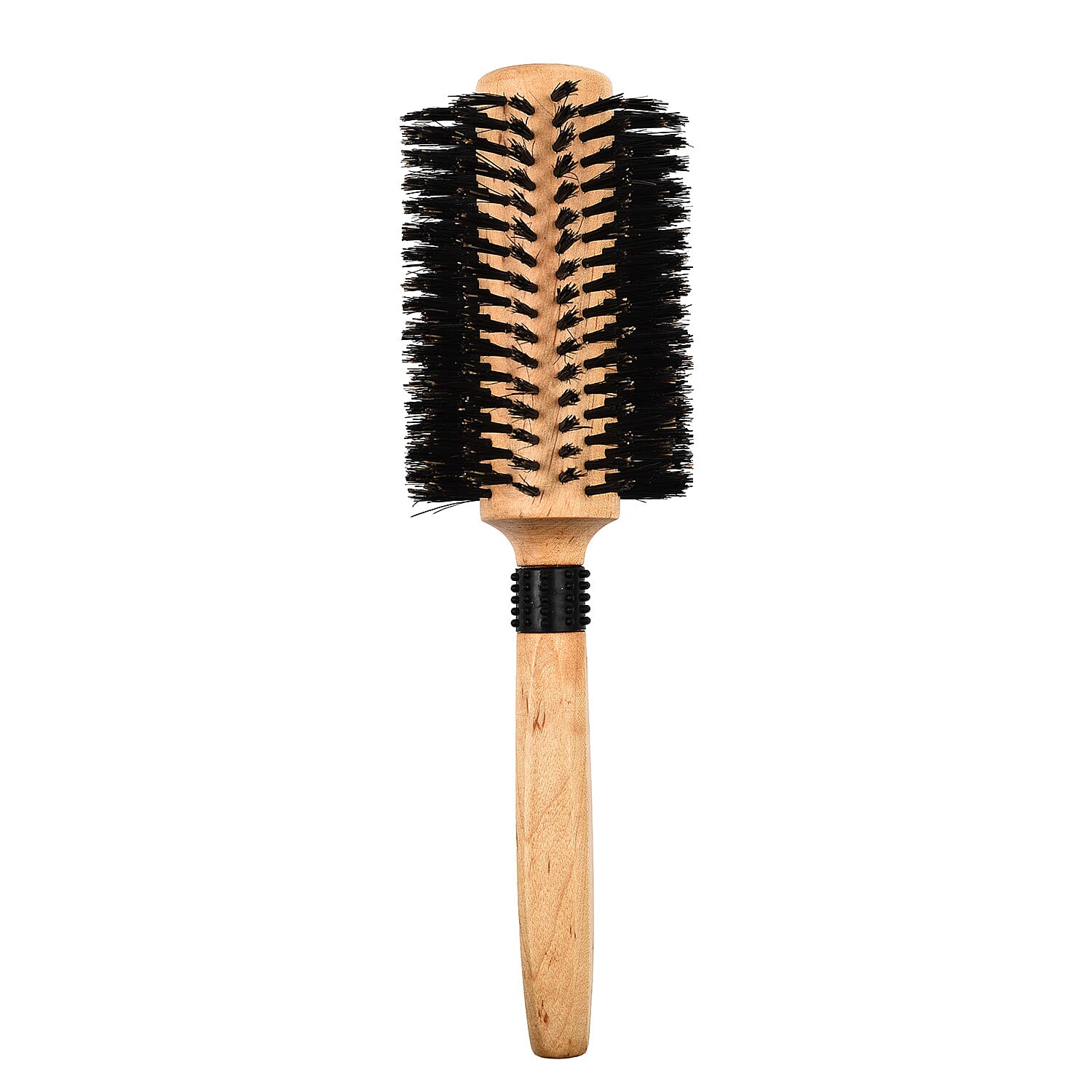 Cetuem Round Bristle Wood Handle Hair Brush (7mm Radius)