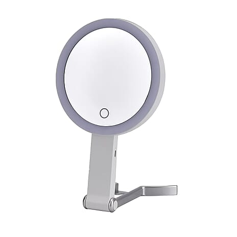 LED Cosmetic Mirror- 2 sides features 1X and 20X mirror magnification with intelligent touch switch