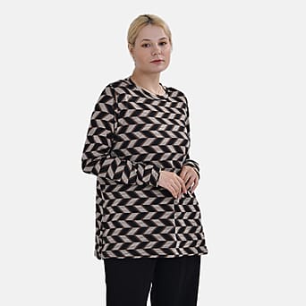 https://tjcuk.sirv.com/Products/78/1/7816670/La-Marey-Polyester-Zebra-Top-Size-70x1-cm-Brown-Blue_7816670_2.jpg?w=342&h=342