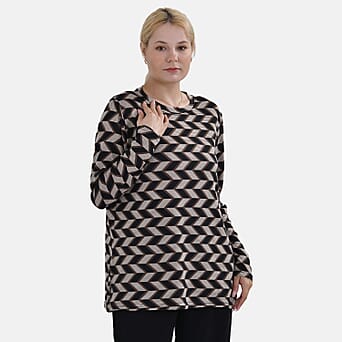 https://tjcuk.sirv.com/Products/78/1/7816670/La-Marey-Polyester-Zebra-Top-Size-70x1-cm-Brown-Blue_7816670_3.jpg?w=342&h=342