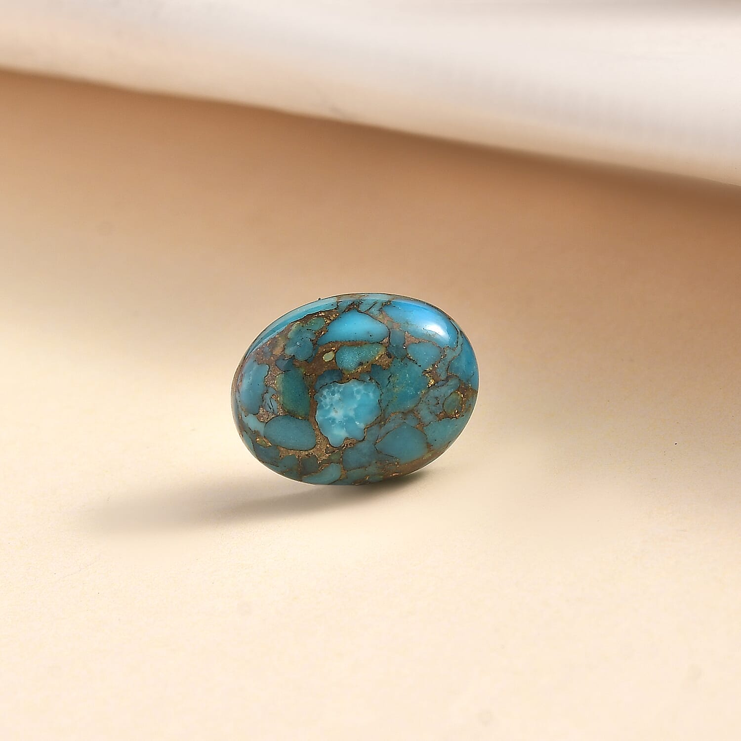 Blue Turquoise Oval 16x12 mm
