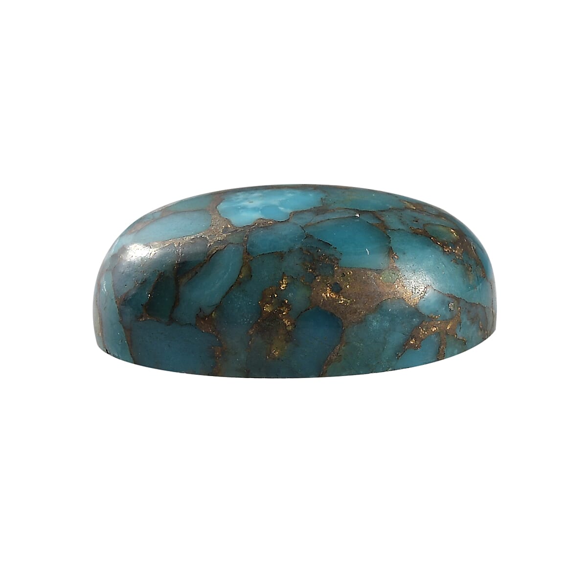 Blue Turquoise Oval 16x12 mm