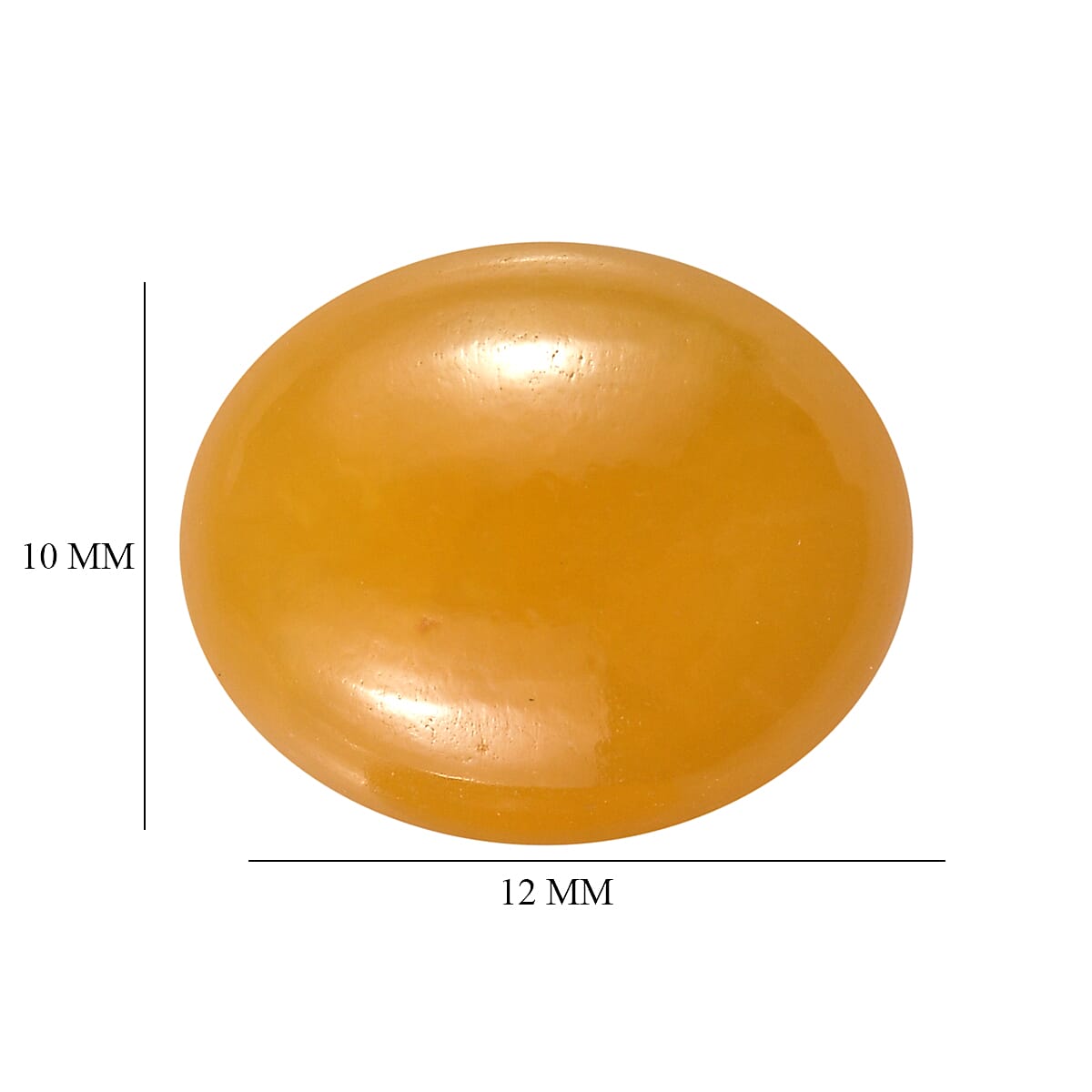 Honey Jade Oval 12x10 mm