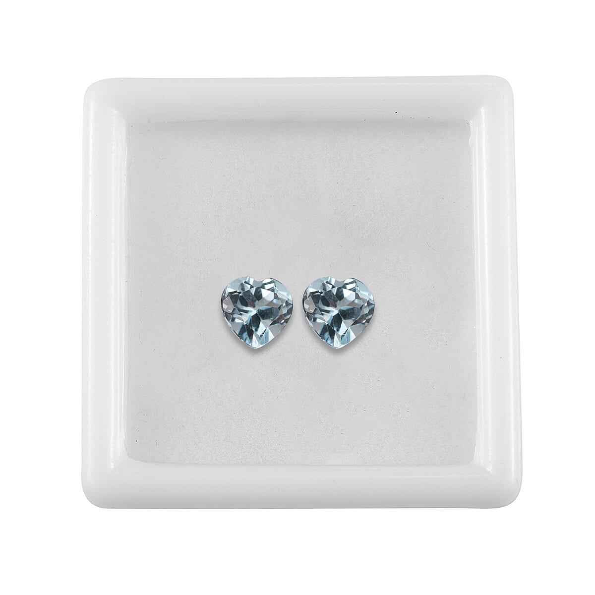 Skyblue Topaz Heart 7 mm