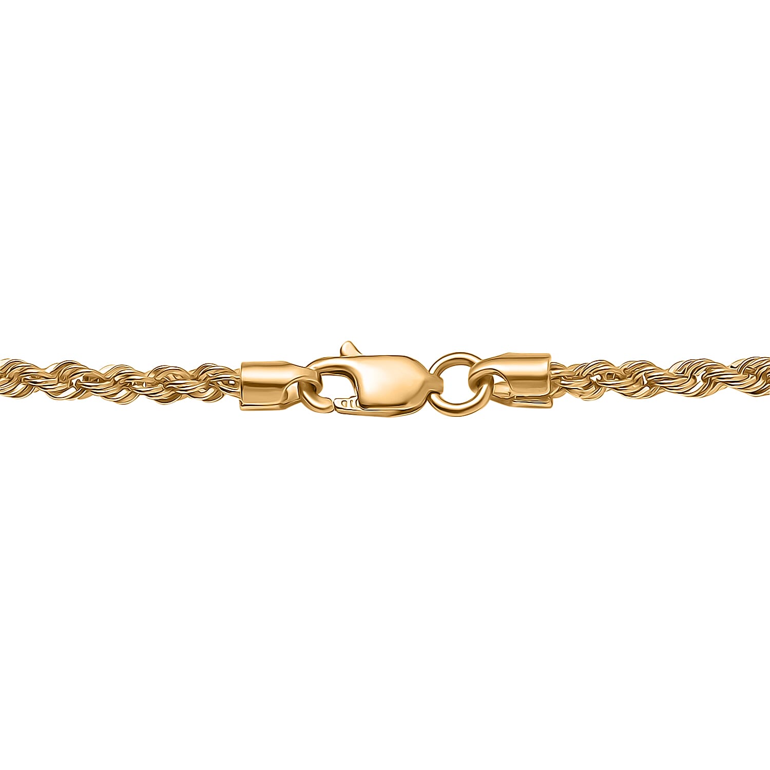 One Time Offer - 22K (91.6% Pure Gold) Yellow Gold Rope Necklace (Size - 20), Gold Wt. 4.42 Gms.