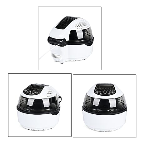Homesmart 10L Multi Function Air Fryer with 20 Functions - Accessories - White
