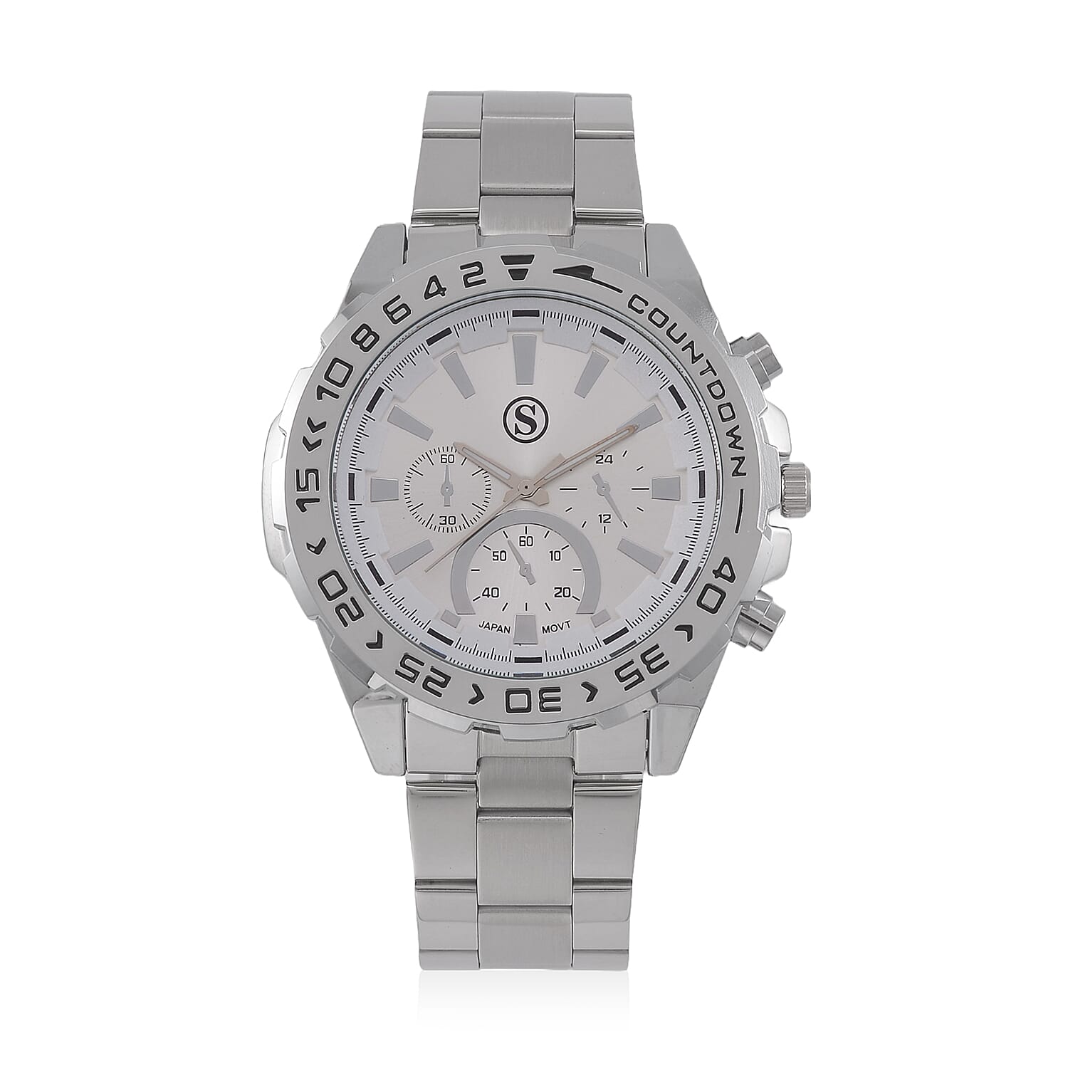 STRADA Limited Edition Japanese Movement, Water-Resistant Stainless Steel Watch Presented in a Gift Box