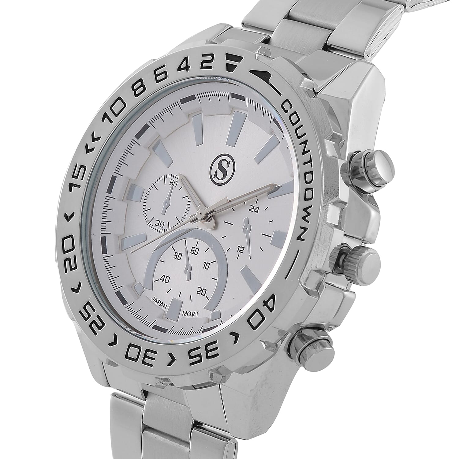 STRADA Limited Edition Japanese Movement, Water-Resistant Stainless Steel Watch Presented in a Gift Box