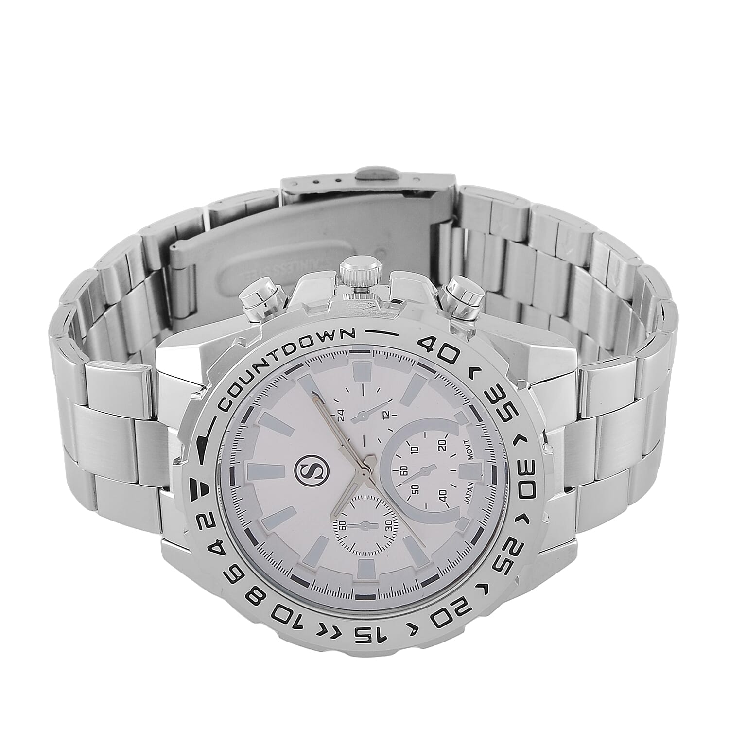 STRADA Limited Edition Japanese Movement, Water-Resistant Stainless Steel Watch Presented in a Gift Box