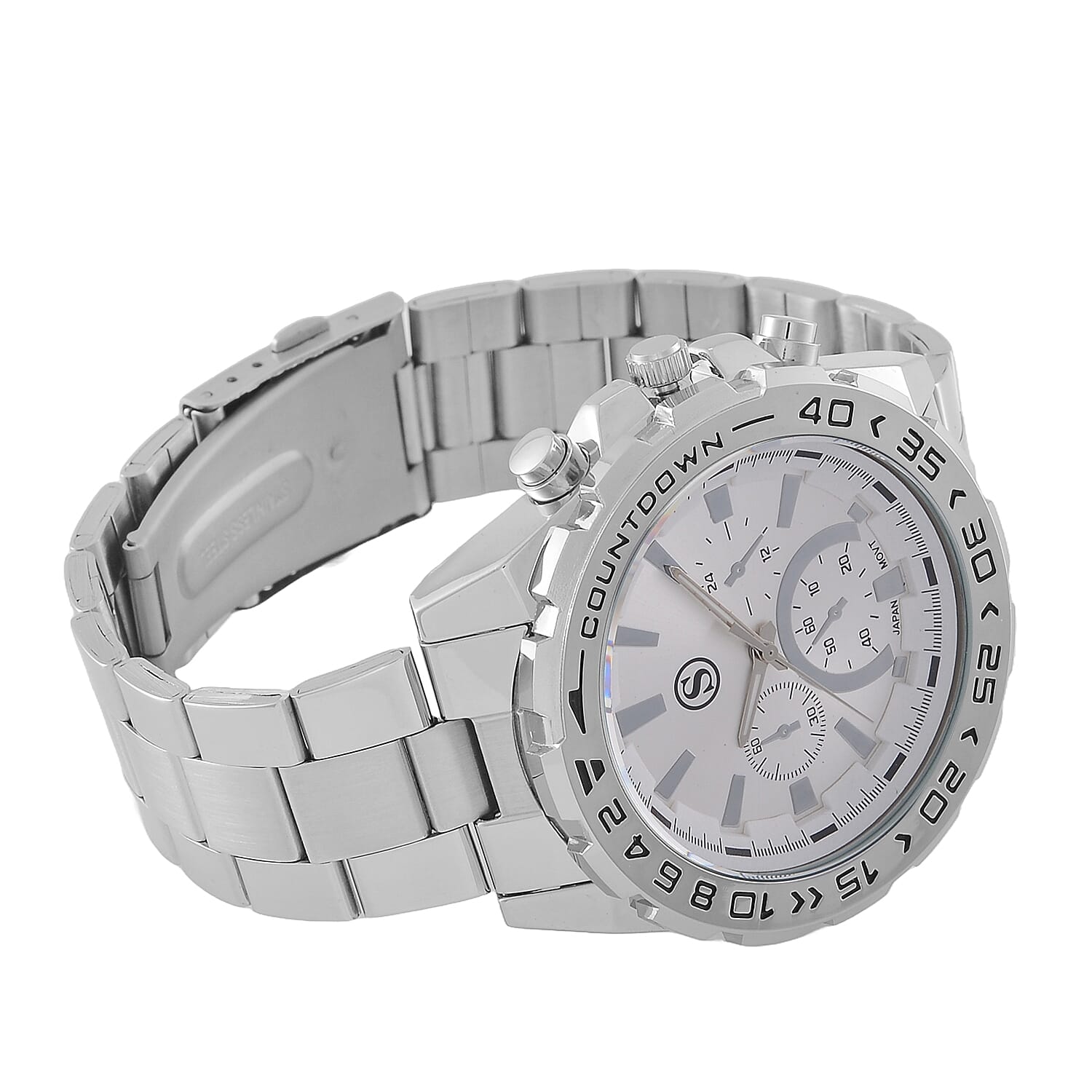 STRADA Limited Edition Japanese Movement, Water-Resistant Stainless Steel Watch Presented in a Gift Box