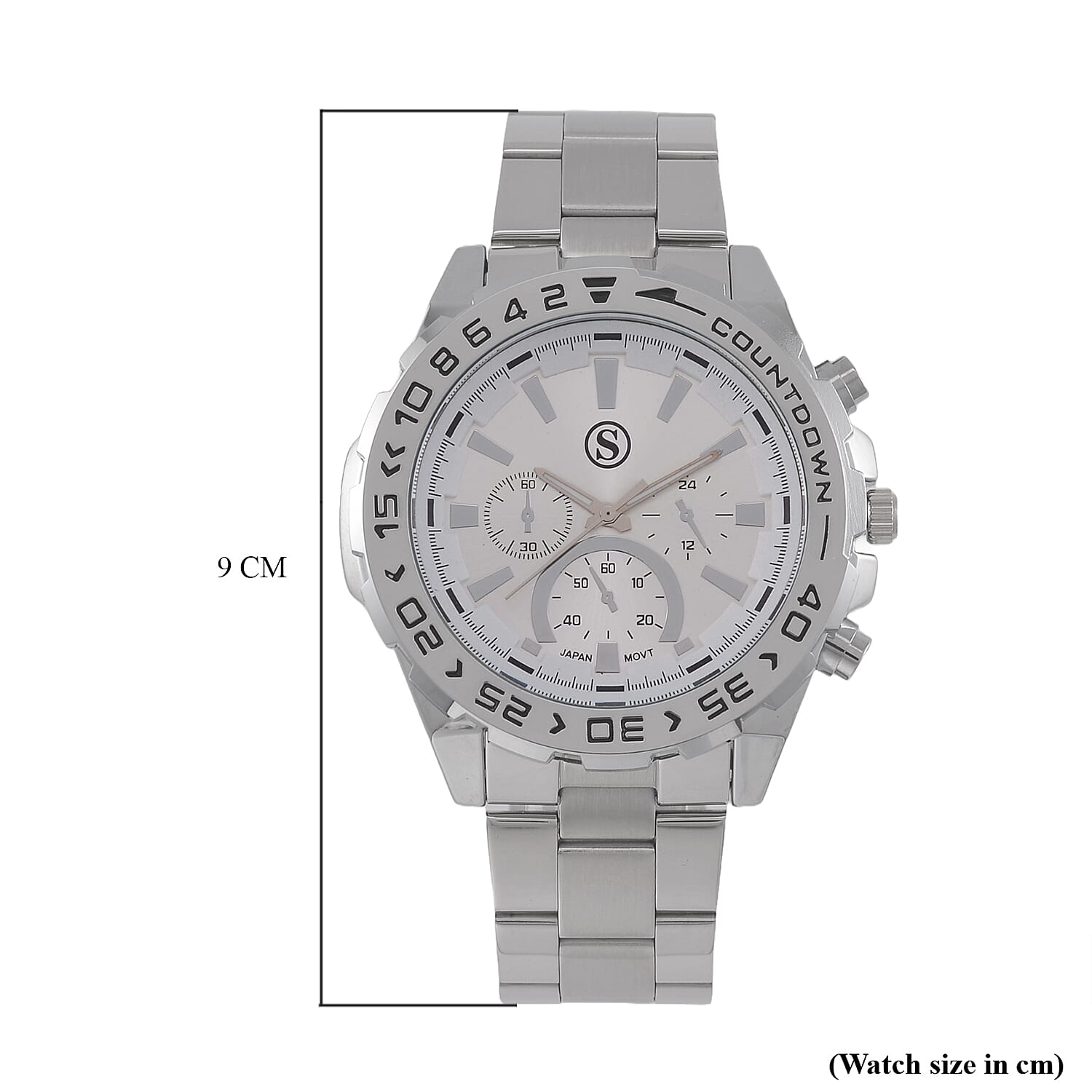 STRADA Limited Edition Japanese Movement, Water-Resistant Stainless Steel Watch Presented in a Gift Box