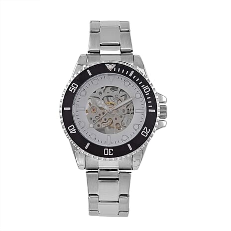 Genoa Time Limited Edition Automatic Skeleton Dial Watch - 3ATM Water Resistant - Presented in a gift box - Black