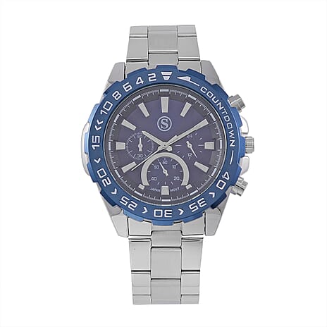 STRADA Limited Edition Japanese Movement, Water-Resistant Stainless Steel Watch Presented in a Gift Box