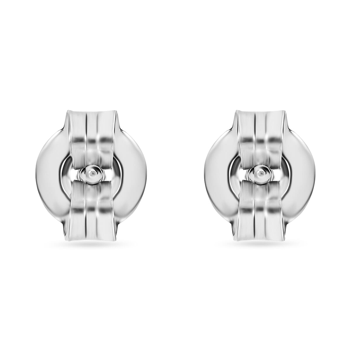 UNMISSABLE DEAL - Black Diamond Stud Earrings in Platinum Overlay Sterling Silver