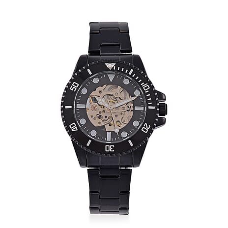 Genoa Time Limited Edition Automatic Skeleton Dial Watch - 3ATM Water Resistant - Presented in a gift box - Grey