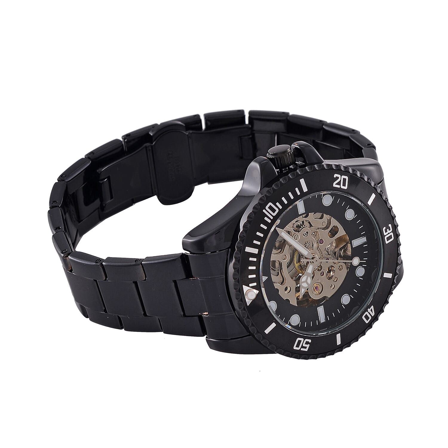 Genoa Time Limited Edition Automatic Skeleton Dial Watch - 3ATM Water Resistant - Presented in a gift box - Grey Genoa Time Limited Edition Automatic Skeleton Dial Watch - 3ATM Water Resistant - Presented in a gift box - Grey