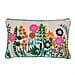 Cotton Floral Cushion Cover - Blue & Multicolor
