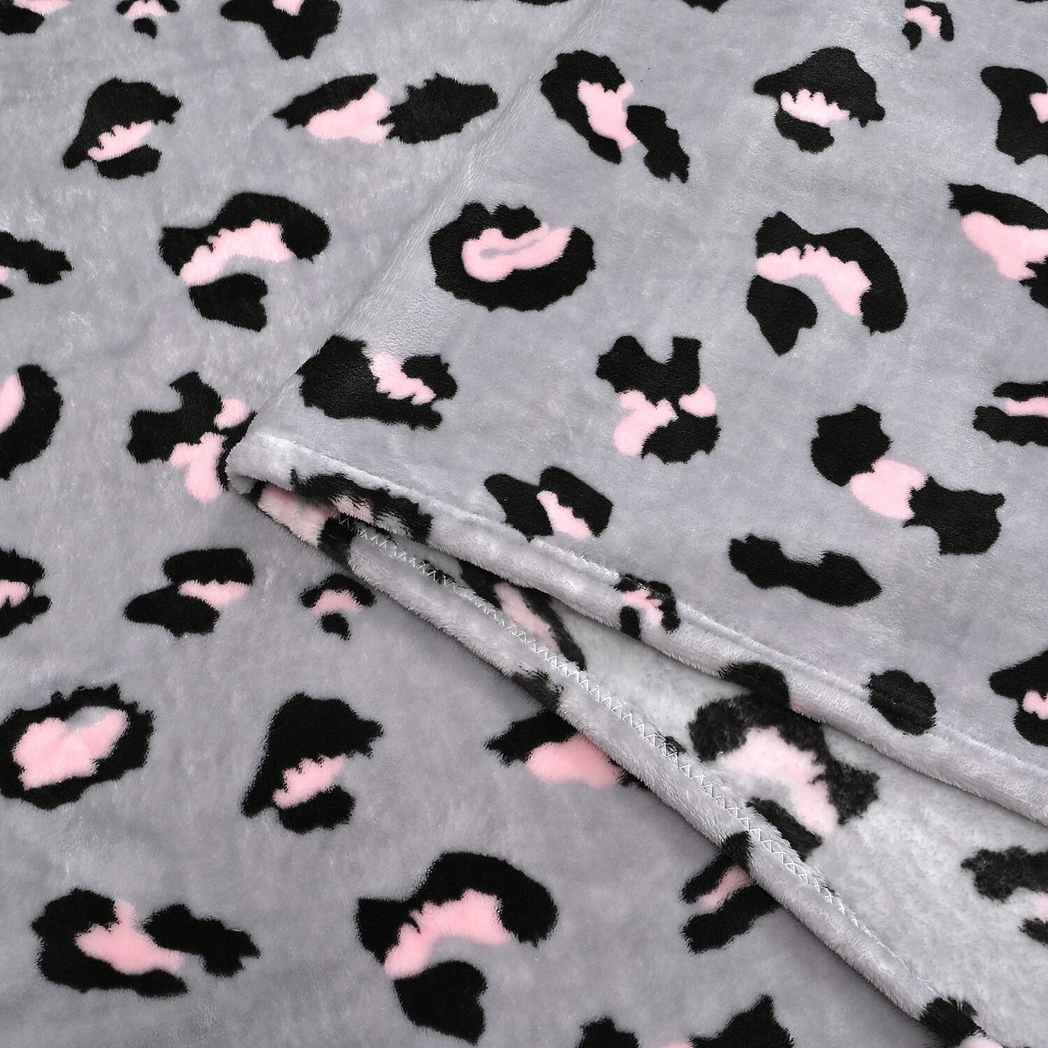 Cosytime Zebra 270gsm Flannel Blanket (Size 200x150 cm) - Zebra & White