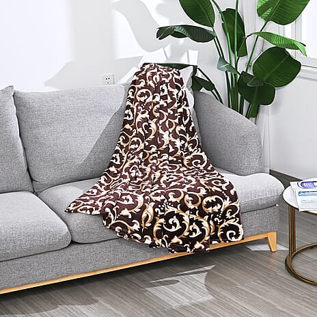 Cosytime 270gsm Blanket (Size 200x150 cm) - Brown