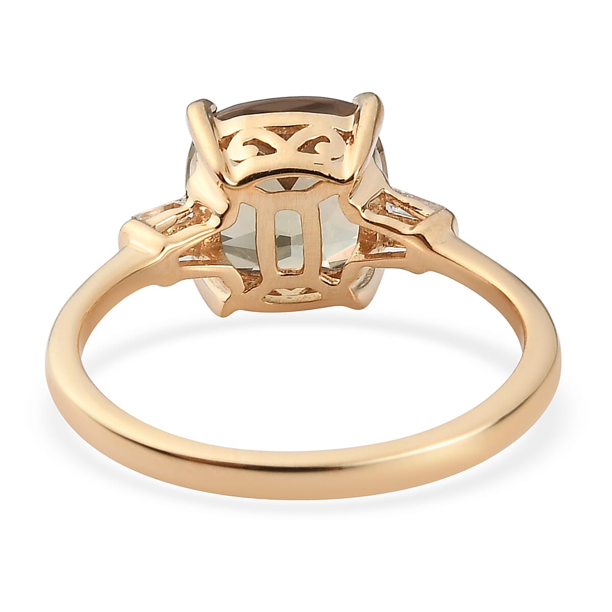 ILIANA 18K Yellow Gold AAA Turkizite and Diamond (SI-G-H) 2.51 Ct.