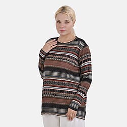 La Marey Printed Jersey Top