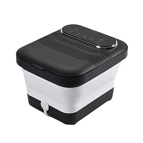 Soulsmart Foot Spa Bath Massager with Remote Control - Black - White