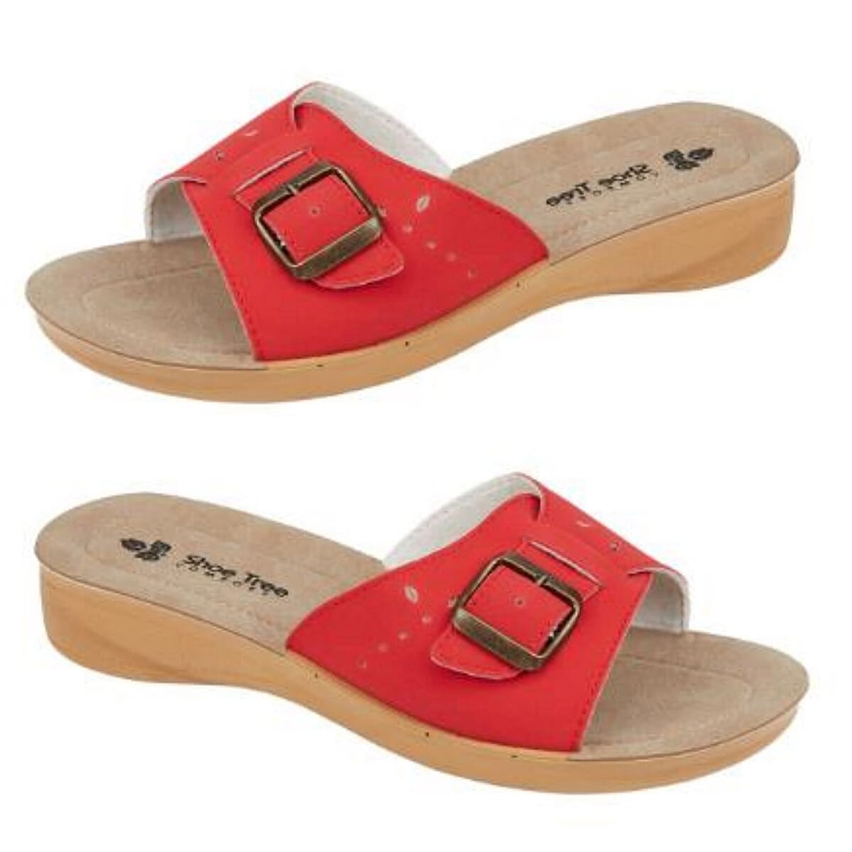 Shoe Tree Ladies Ondara Sandal (Size 4) - Red