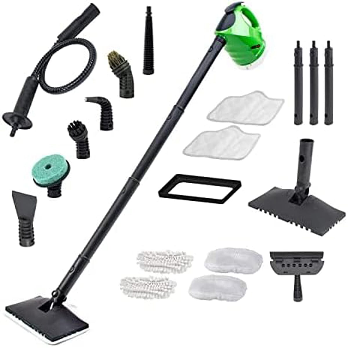 H20 Steam FX Pro Prestige Pack with Premium Accessories  - Green