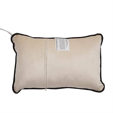 Super Cozy Electric Heated Pillow - Back Knee Neck Stomach Pain & Arthritis - 3 Heat Settings - Auto Shut Off Function - 40 x 60cm