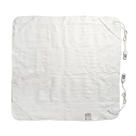 Sherpa Solid Blanket (Size 200x1 cm) - White & White
