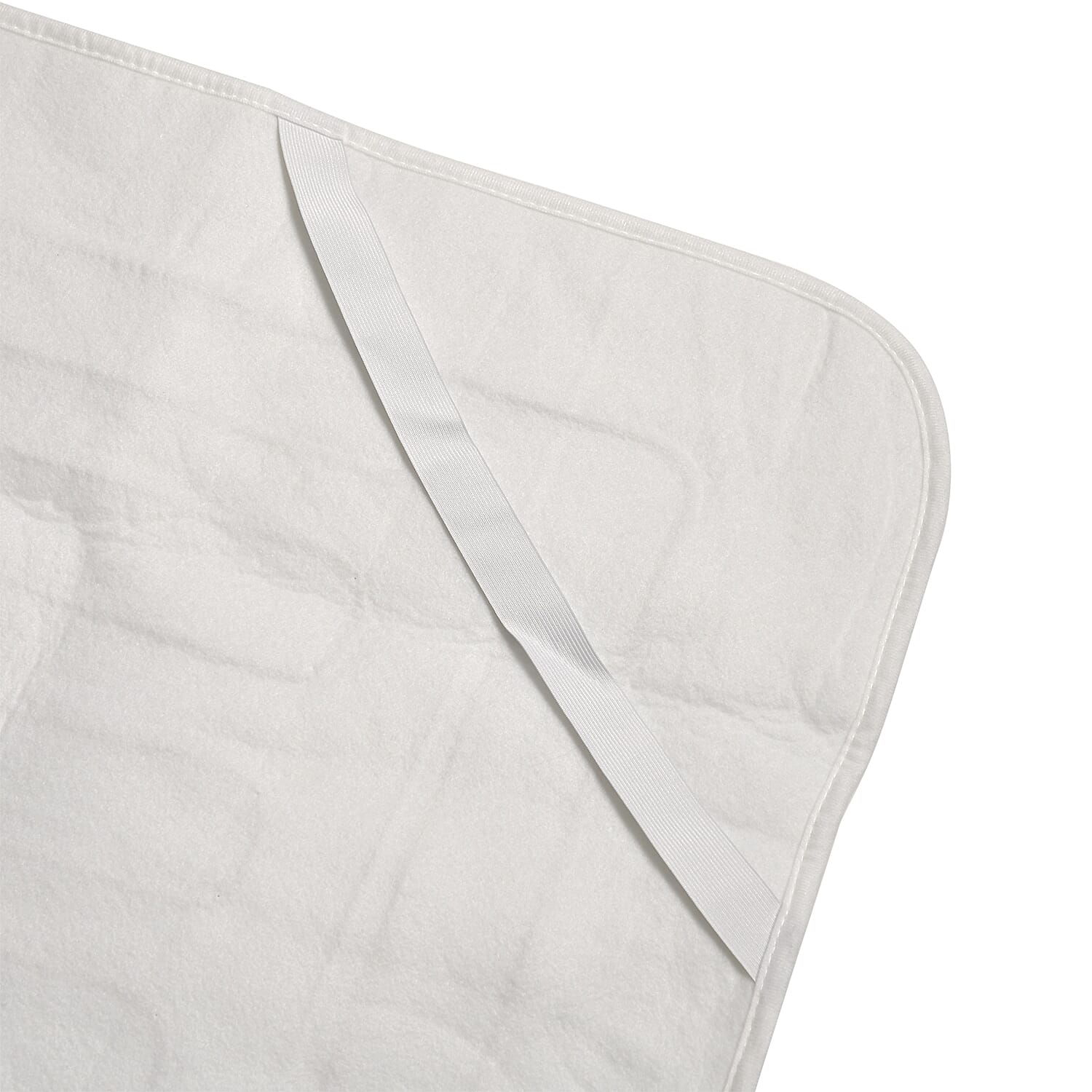 Luxury Sherpa Electric Heated Blanket Topper - Dual Controller, Quad Zone, 6 Temp Settings (200x160 cm) - White