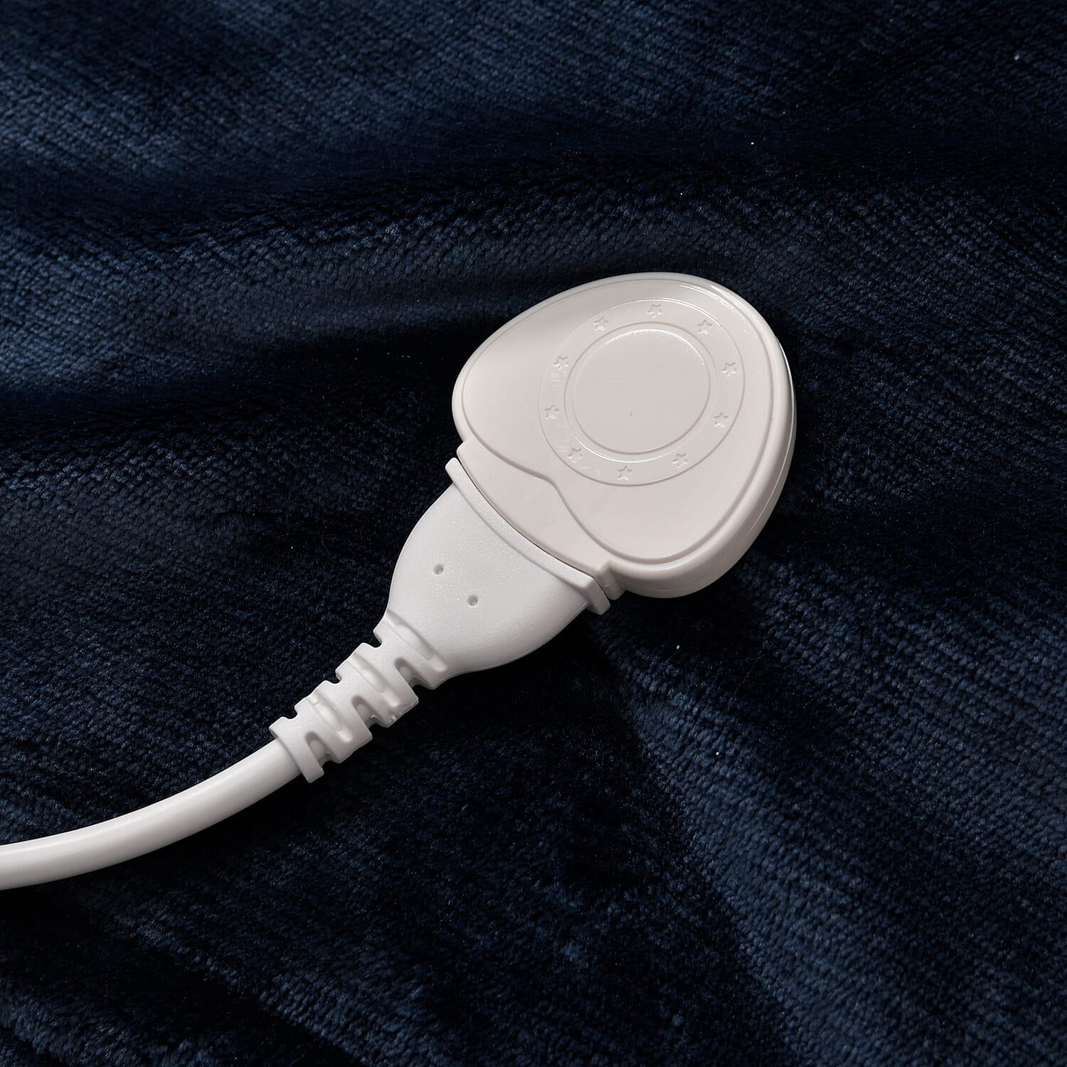 Luxurious Super Cozy Double Layer Electric Heated Blanket 220gsm - Blue