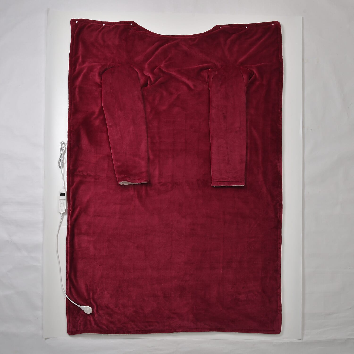 Luxurious Super Cozy Double Layer Electric Heated Blanket 220gsm - Red